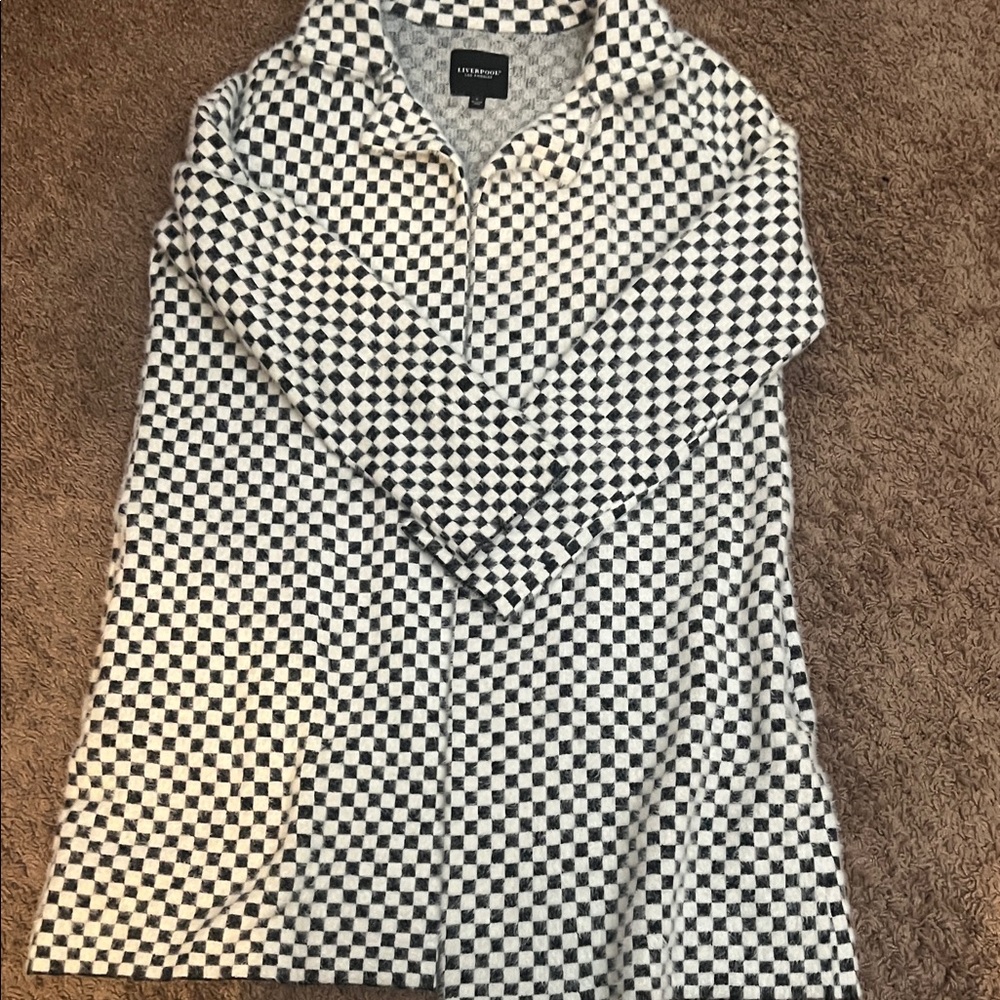 Liverpool Monochrome Checkered Blazer